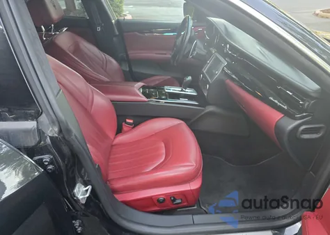 2014 Maserati Quattroporte S z USA, uszkodzony, nr VIN ZAM56RRA6E1089719